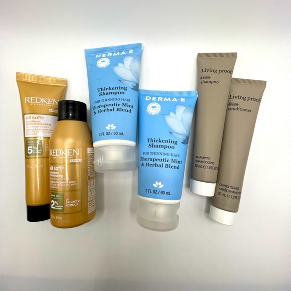 Shampoo & Conditioner Bundle-Redken All Soft & Living proof. No Frizz DERMA•E - Picture 2 of 6